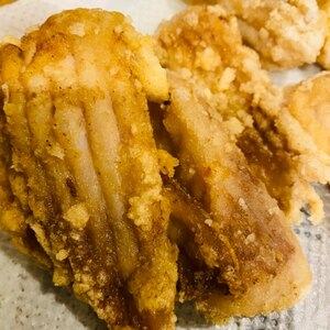 下味はめんつゆだけ！簡単かすべのから揚げ♪